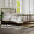 Saarah Vintage Metal Low Profile Bed-36000551