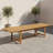 Wayland 15-Piece Outdoor Rectangular Extendable Dining Table And Chairs Set | Teak Finish | Ideal For Patio, Light Brown Table & Brown Chairs-1564323715-1564323717