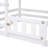 Sereno Solid Wood House Bunk Bed with Fence and Door-299017555