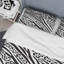 Ensemble de housse de couette en microfibre noir / blanc 3 pièces