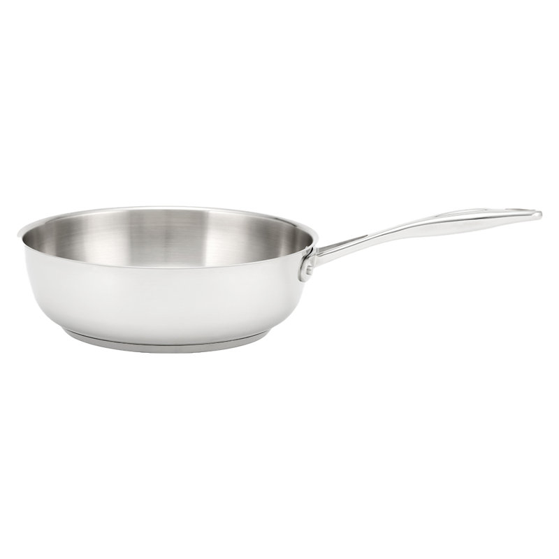 Profile Uncoated Stainless Steel Chefs Pan, 24cm