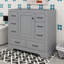 Armoire de salle de bain 36 po sans lavabo, six tiroirs multifonctionnels, tablette réglable-245468059