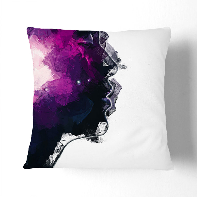 Square Throw Cushion, 55cm H x 55cm W x 20cm D