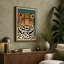 Leopard Portrait Geometric - Wrapped Canvas-999284442-999284440