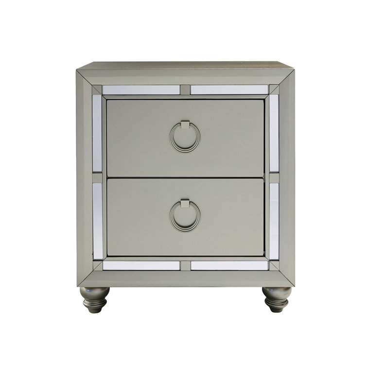 Table de chevet Gemstone Silver