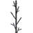 Black Coat Rack with 18 Hooks