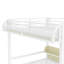 Queen over Queen Metal Bunk Bed with Storage, USB Ports, LED Lights, Lower Sofa Conversion and Drawers-665709605-665709607