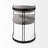 Gray and Black Upholstered Dining Arm Chair-1848874890-1848874891