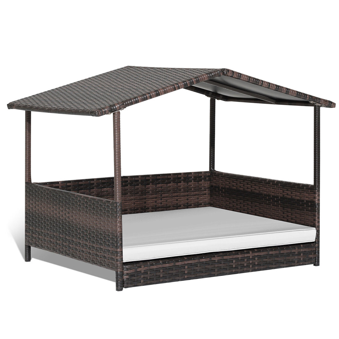 Edmont Metal/Wicker Dog House Archie & Oscar™ 