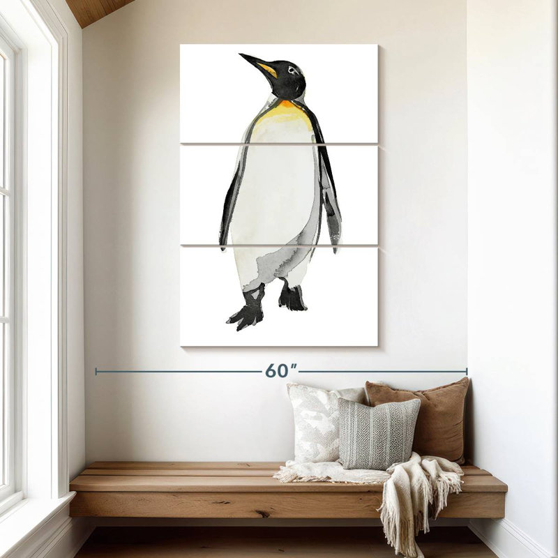 Brampt Penguin I, 50" H x 32" W