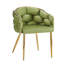 Chaise d'appoint rembourrée, ensemble de 2