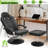 Recliner Upholstered Video Gaming Chair with Ottoman