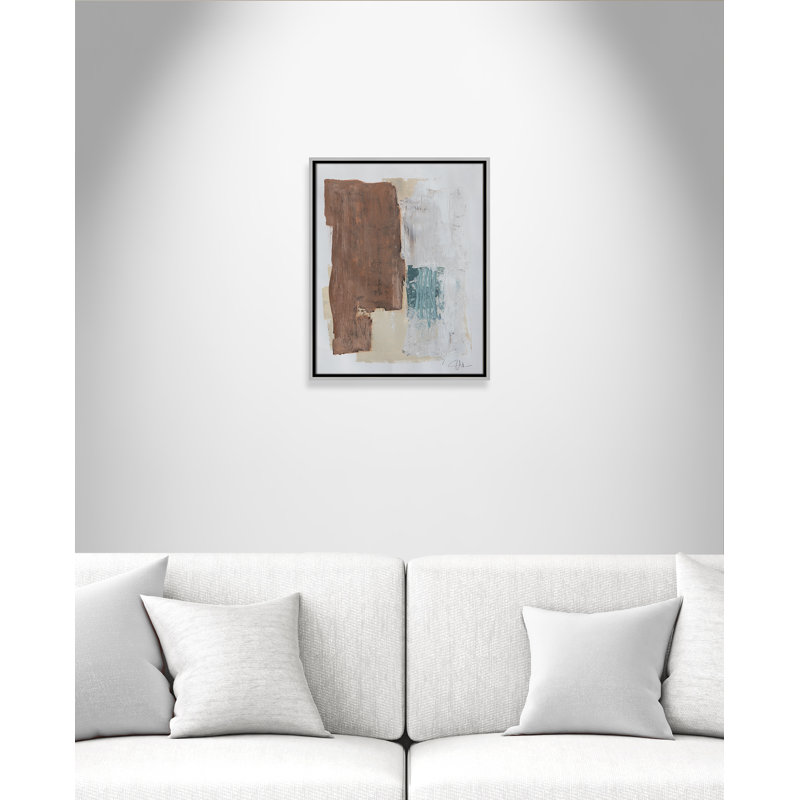 Together We Work " Together We Work I " by Filippo Ioco, 21.5'' H x 17.5'' W x 2'' D, Silver Framed