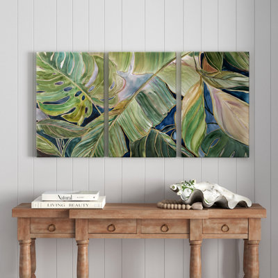 Sun Tipped Tropicals Framed Canvas Photograph Print