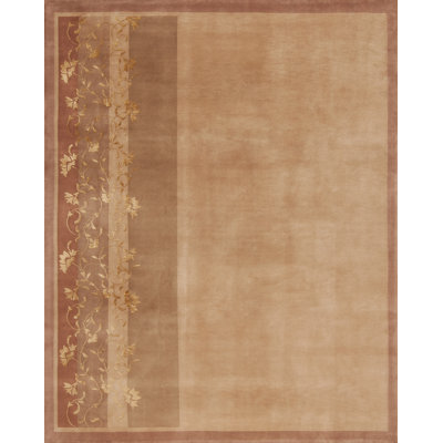 Tapis rose présidentiel noué à la main