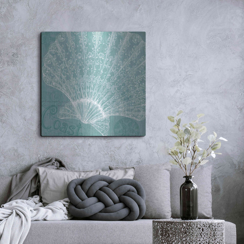 «Aqua Treasure III» par Daphne Brissonnet, H 36 po x l 36 po