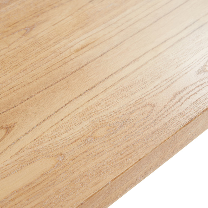 Anistyn 63" Solid Wood Dining Table, Natural