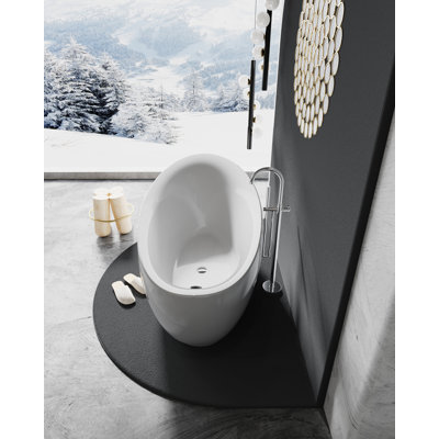 Baignoire autoportante en acrylique Leonardo