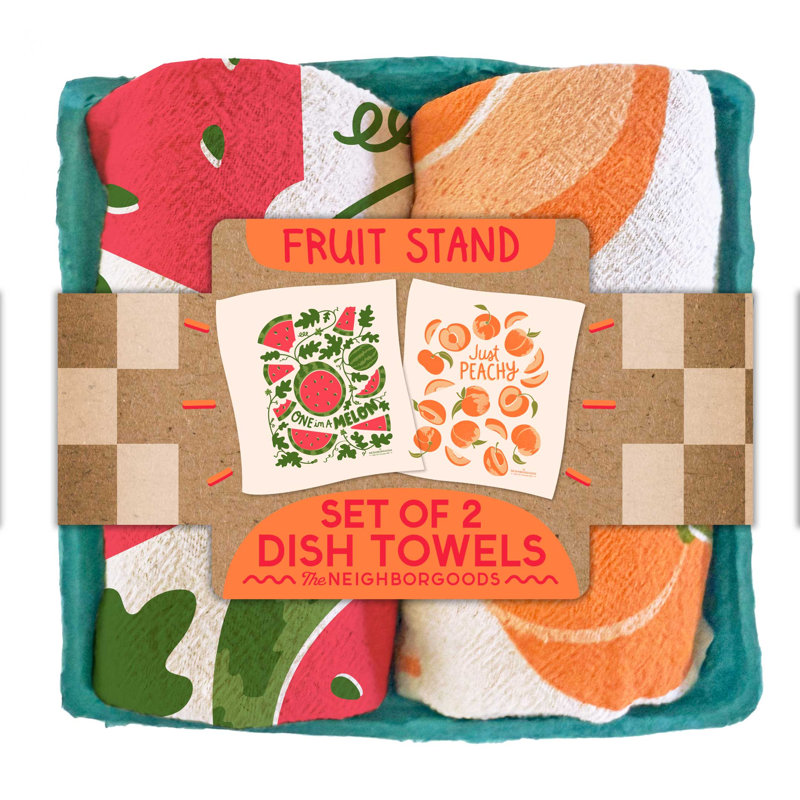 Fruit Stand- Dish Towel Set of 2