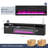 Floating Fireplace TV Stand with 36" Electric Fireplace Heater, Black