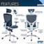 Fauteuil président ergonomique Ambarvale