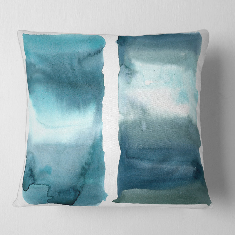 Abstract Throw Pillow, 18" x 18"