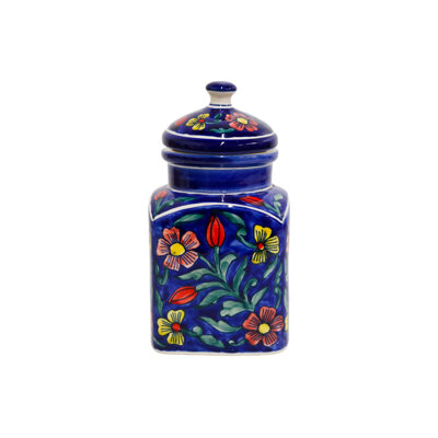 Pot en céramique multicolore Home & Manor