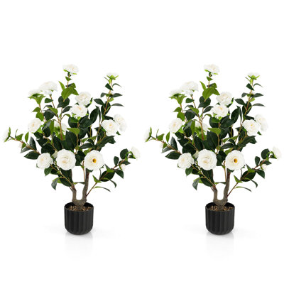 Arbre de camélia artificiel 38 po Primrue