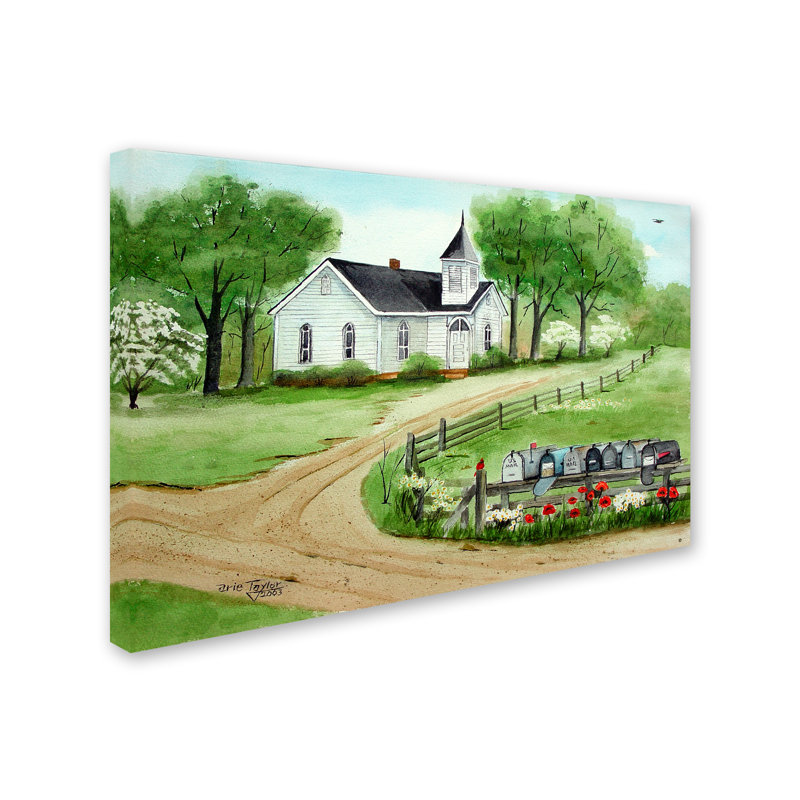 Dugazon 'Plateau Methodist 2' Print on Wrapped Canvas, 16" H x 24" W