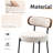 Counter Height Ferrer, 24" Ferrer , Boucle Counter Stools With Back, Boucle Ferrer For Kitchen Island, Dining Room-1266402357