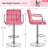 Branislava Swivel Upholstered Adjustable Height Counter Stool-526755146