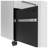 3-Drawer Wide Mobile File Cabinet with Lock, All-Steel Office Storage in White-531246910