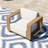Rattan Double Armrest Single Chair