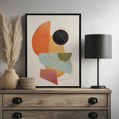 Abstract Shapes 16 by Nadja Print