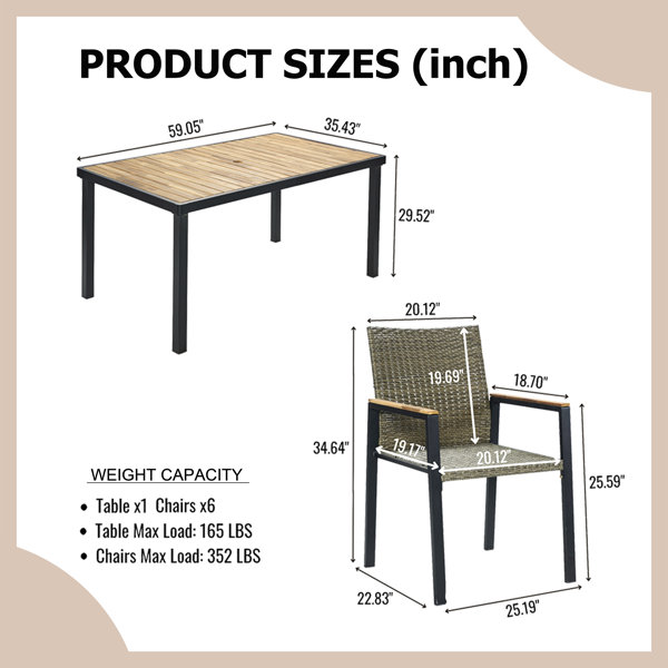 Dimensions du produit