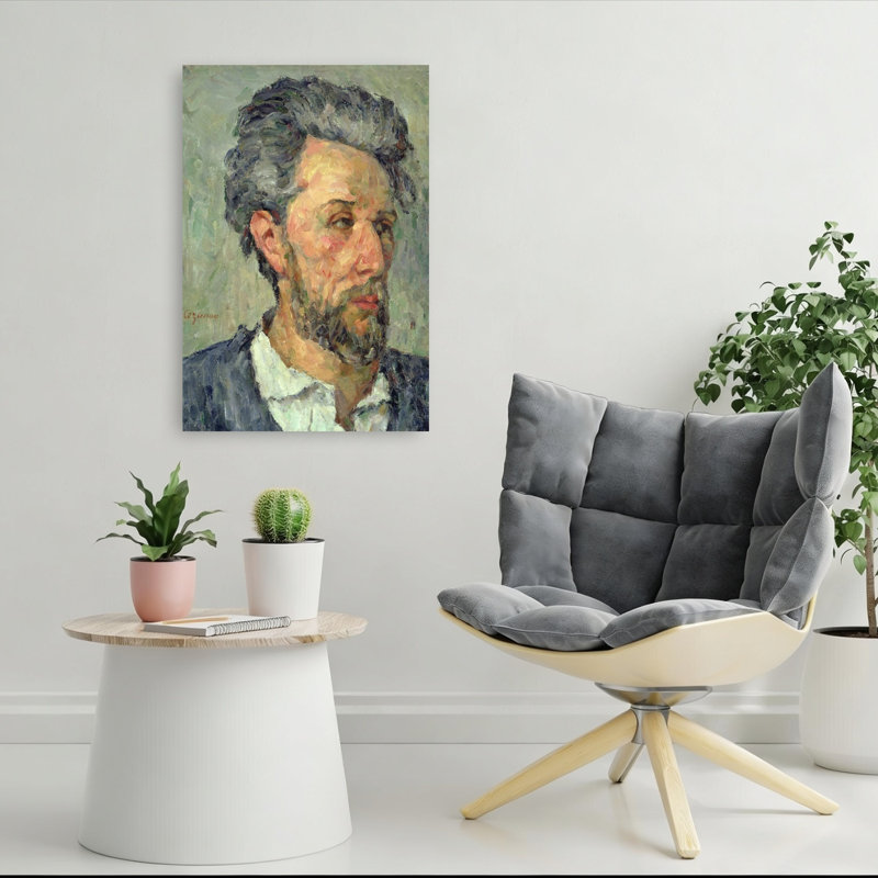 Portrait Of Victor Chocquet, 1876-77 Abstract Contemporary Wall Art Print, 91.44cm H x 60.96cm W