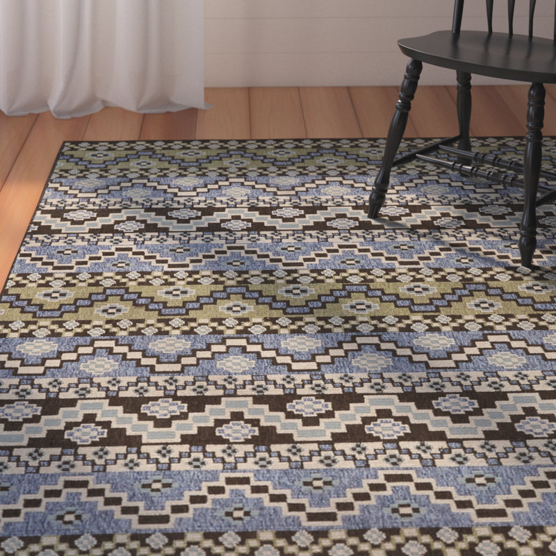 Mckenna Geometric Indoor / Outdoor Area Rug, Rectangle 160 x 231 cm