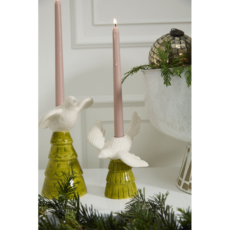 Dove Tree Candleholder 5.5"x 5"x 7.5"
