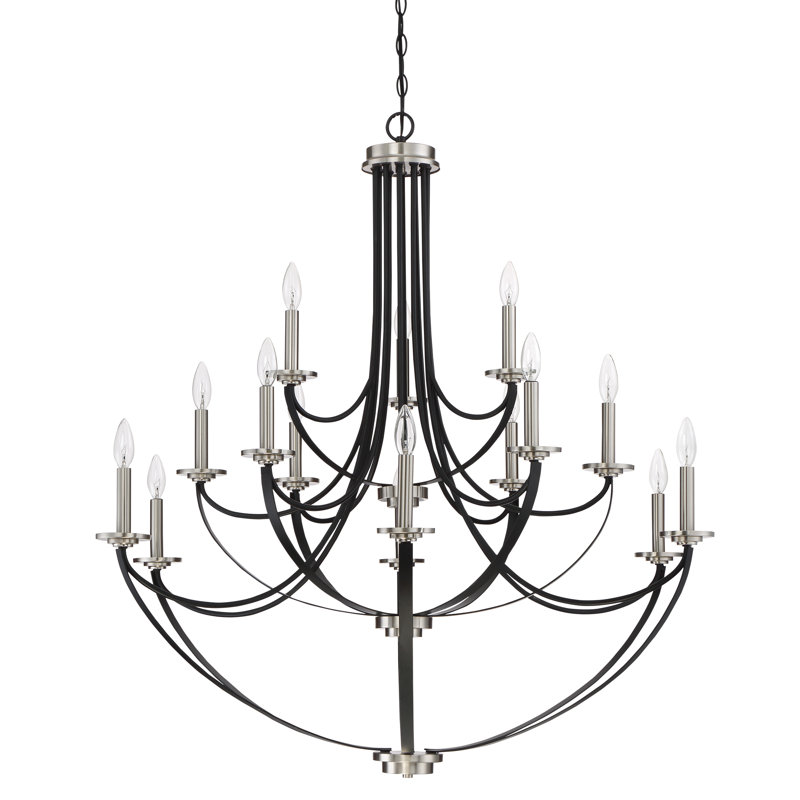 Siavash 15 - Light Dimmable Tiered Chandelier