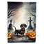 Drapeau de maison d'Halloween en polyester à double face H 40 po x l 28 po