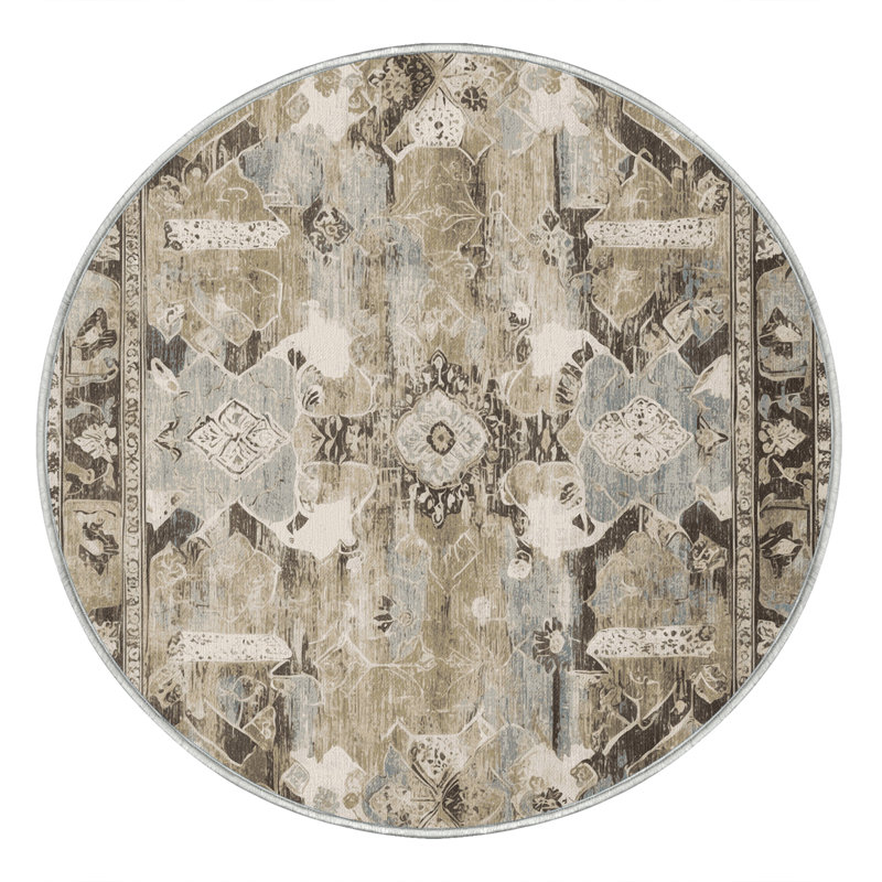 Royal Insignia Rug, Round 8'