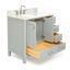 Ensemble de meuble-lavabo simple 37 po Flynt-64627227-64627228