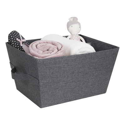 Bigso Tapered Storage Bin - Collapsible Fabric Storage Cubes