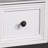 White Rectangular Solid Wood with 3 drawers desk-2128717028