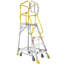 Échelle plateforme en aluminium 375 lb