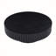Table basse ronde noire élégante avec plateau en panneau de fibres à densité moyenne, ensemble de nidification compact pour appartements de 31,49 pouces-129876569