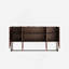 Buffet unique à texture ondulée en 3D, comptoir à autocollant en forme de marbre, style moderne et luxueux, armoire de rangement multifonctionnelle pour salon et salle à manger