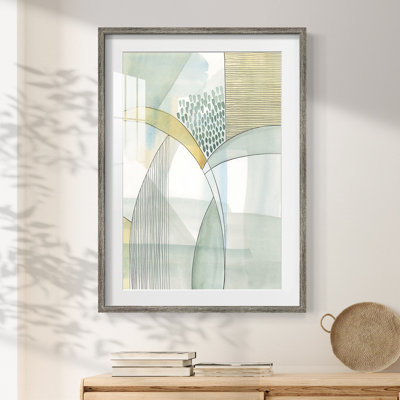 Mint Reflection I -Framed Print