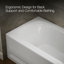 Baignoire de trempage en alcôve en acrylique 60 "x 32" Bancroft-101378181-10978909