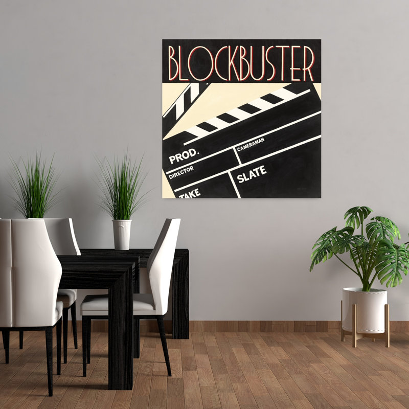 Blockbuster, art contemporain abstrait, H 36 po x l 36 po